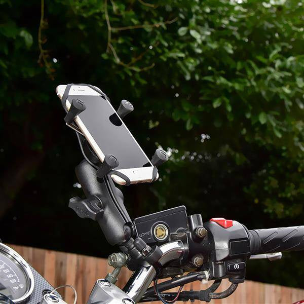 RAM® X-Grip® Suport pentru telefon cu bază U-Bolt pentru ghidon - Mediu