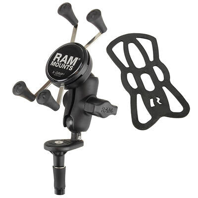 RAM® X-Grip® Suport pentru telefon cu bază pentru furcă de motocicletă