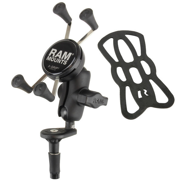 RAM® X-Grip® Suport pentru telefon cu bază pentru furcă de motocicletă