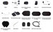 SENA SMH5D Motorcycle INTERCOM Dual BLUETOOTH 3.0 |400M For 2 Helmets