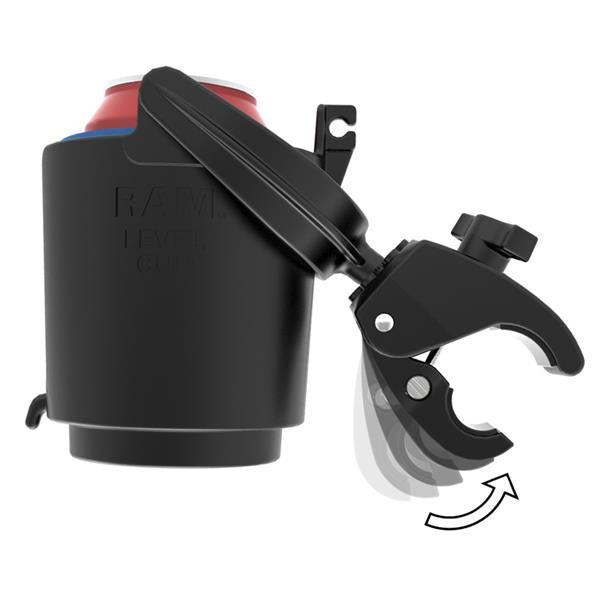 Suport pentru băuturi RAM® Level Cup™ 16oz cu suport RAM® Tough-Claw™