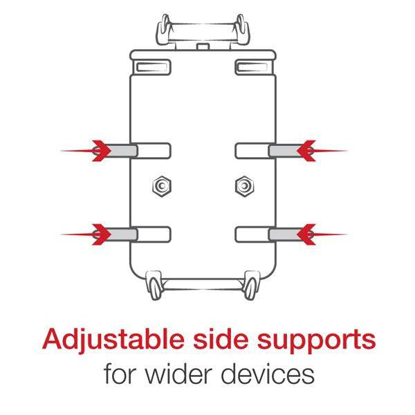 Suport pentru telefon RAM® Quick-Grip™ XL cu bază U-Bolt pentru ghidon - scurt