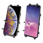 Suport pentru telefon RAM® Quick-Grip™ XL cu bază U-Bolt pentru ghidon - scurt