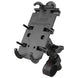 Suport pentru telefon RAM® Quick-Grip™ XL cu bază de ghidon RAM® Tough-Strap™