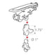 Suport pentru telefon RAM® Quick-Grip™ cu bază U-Bolt pentru ghidon - scurt