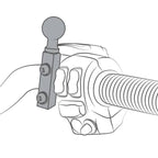 RAM® X-Grip® Suport pentru telefon cu bază pentru rezervor de frână/ ambreiaj - Mediu