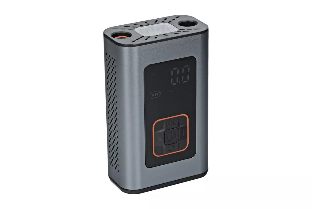 Compresor moto portabil 12V LCD + powerbank 4000 mAh
