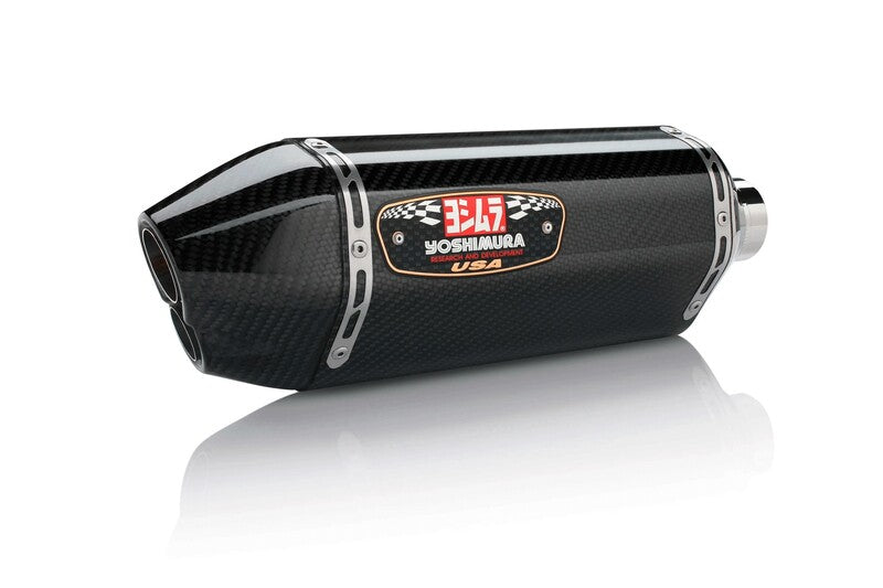 R77 Carbon/Carbon Cap single muffler