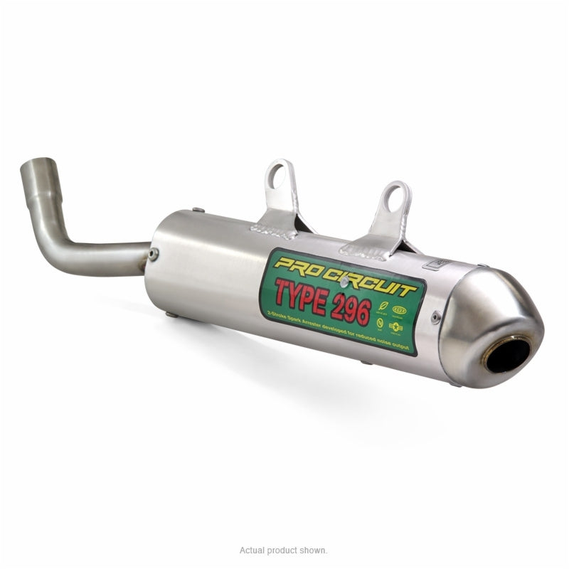 PRO CIRCUIT 296 Toba de eșapament Capă de capăt din aluminiu/oțel inoxidabil