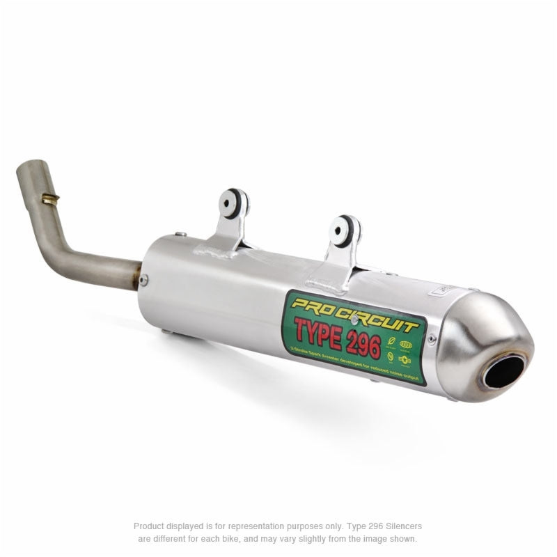 PRO CIRCUIT 296 Toba de eșapament Capă de capăt din aluminiu/oțel inoxidabil